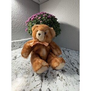 Vintage Heartline Plush Teddy Bear 9" Rare Collectible 1980's